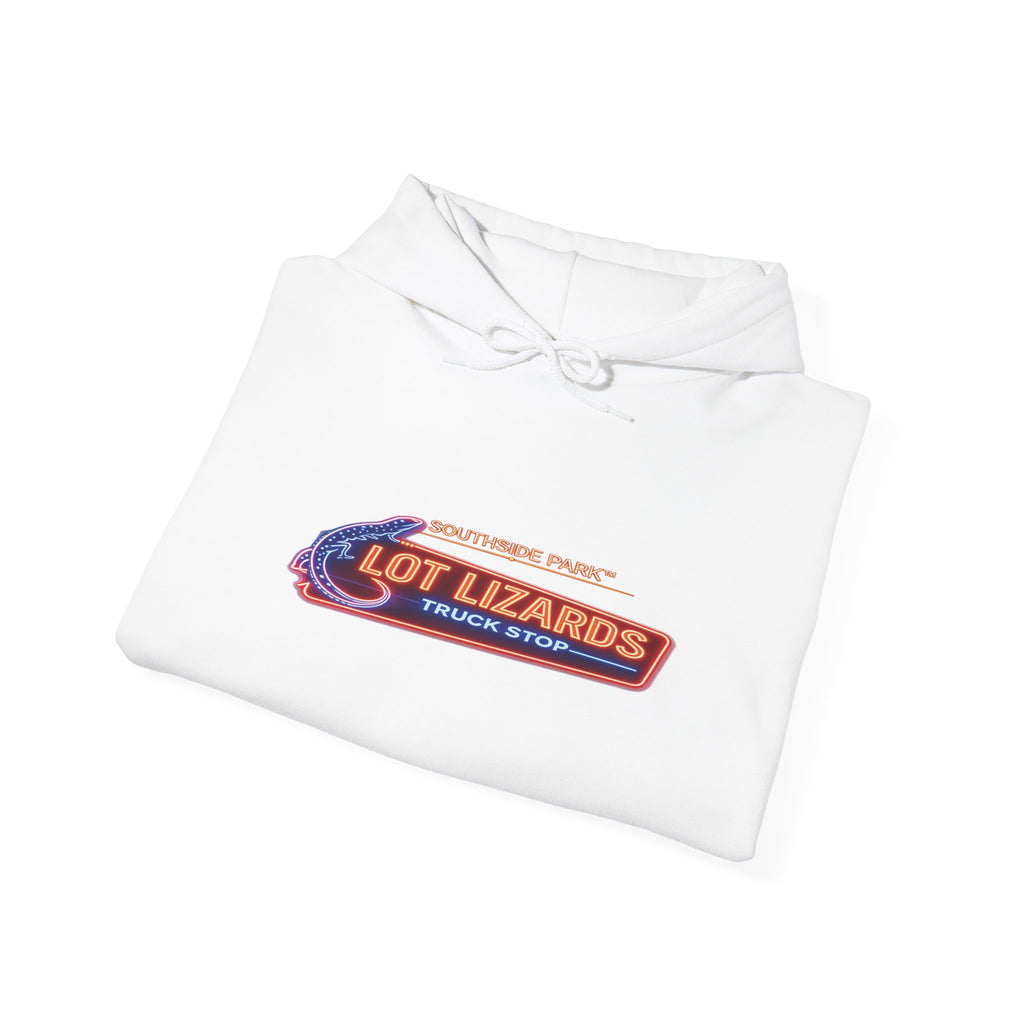 Lot Lizards Racing Team Hoodie — Retro Racing Logo Pullover