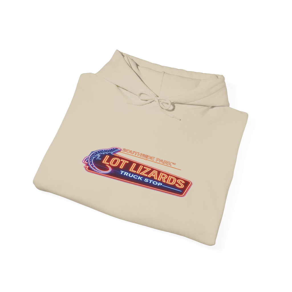 Lot Lizards Racing Team Hoodie — Retro Racing Logo Pullover