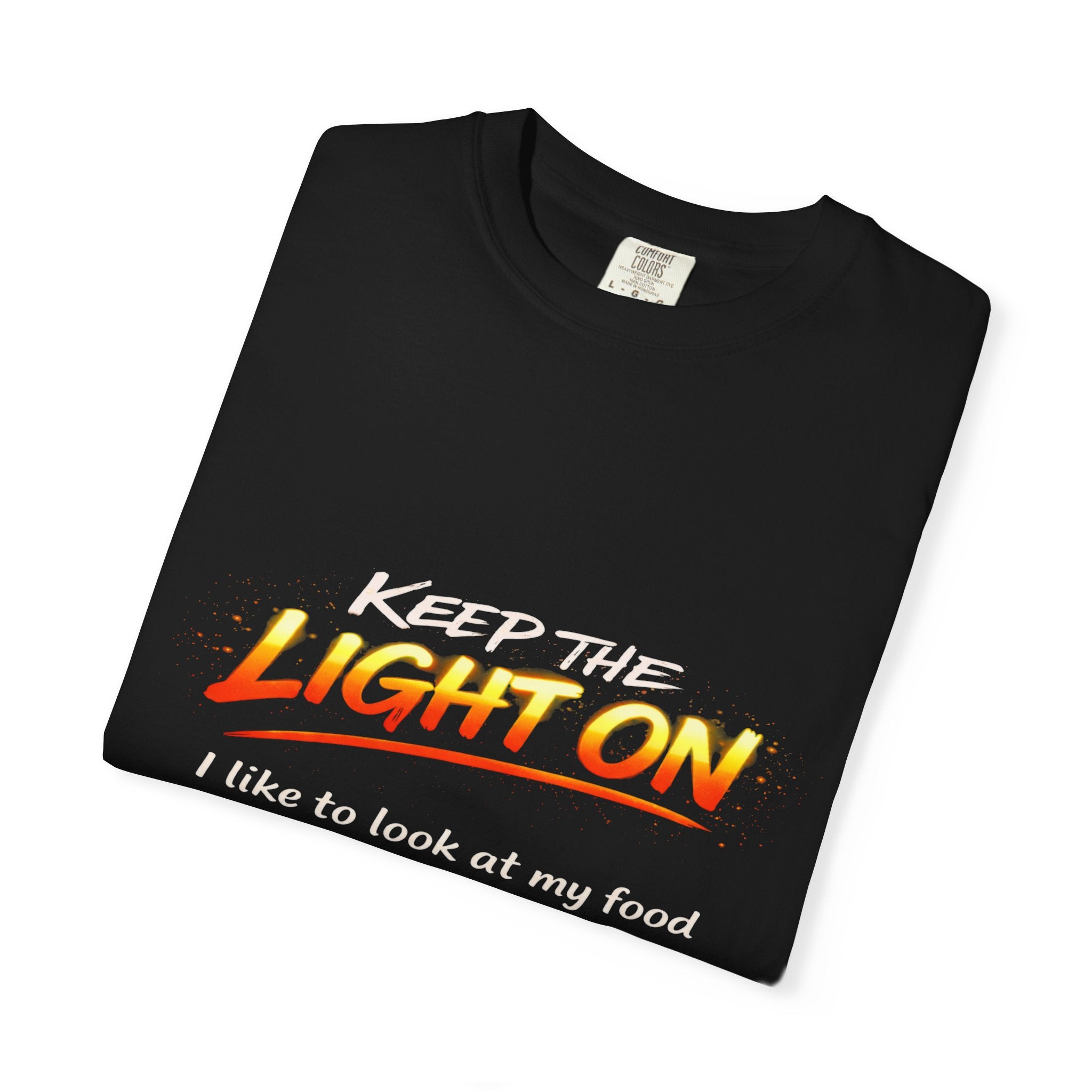 Light On T-Shirt — 'Light On' Retro Graphic Tee (Southside Park)