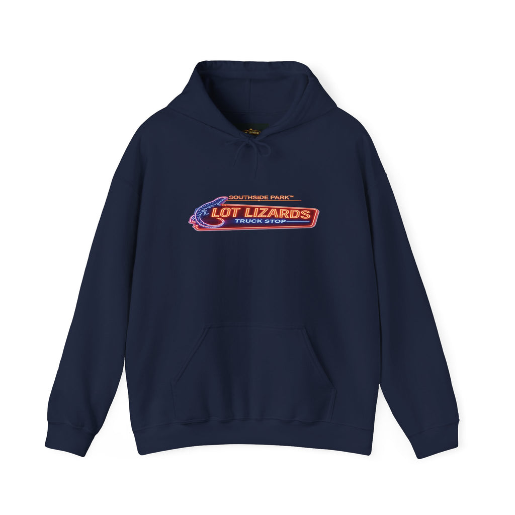 Lot Lizards Racing Team Hoodie — Retro Racing Logo Pullover