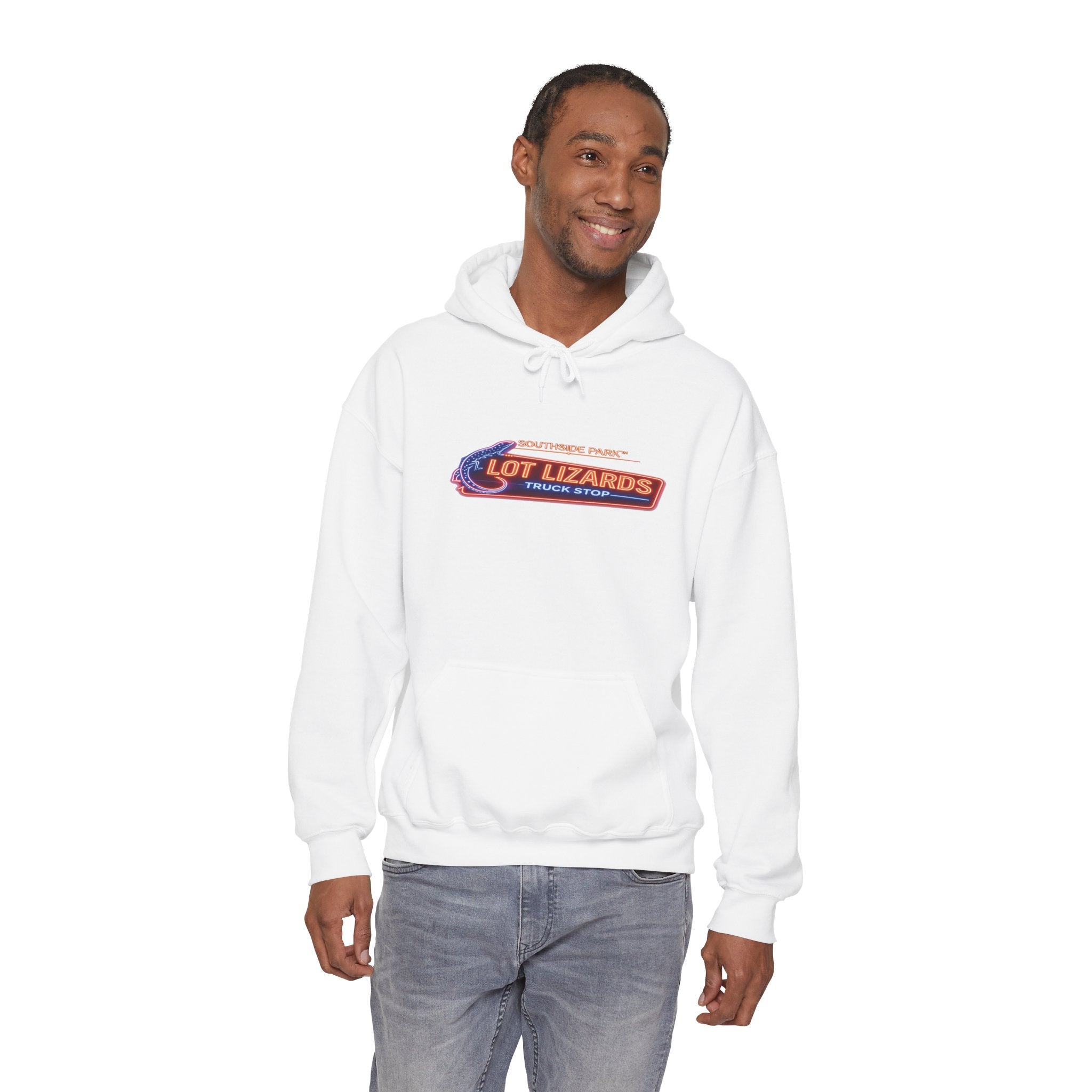 Lot Lizards Racing Team Hoodie — Retro Racing Logo Pullover