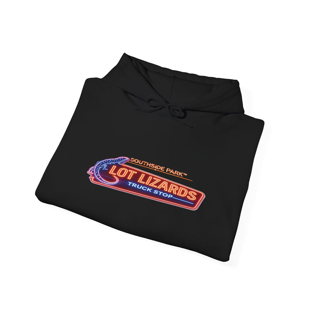 Lot Lizards Racing Team Hoodie — Retro Racing Logo Pullover