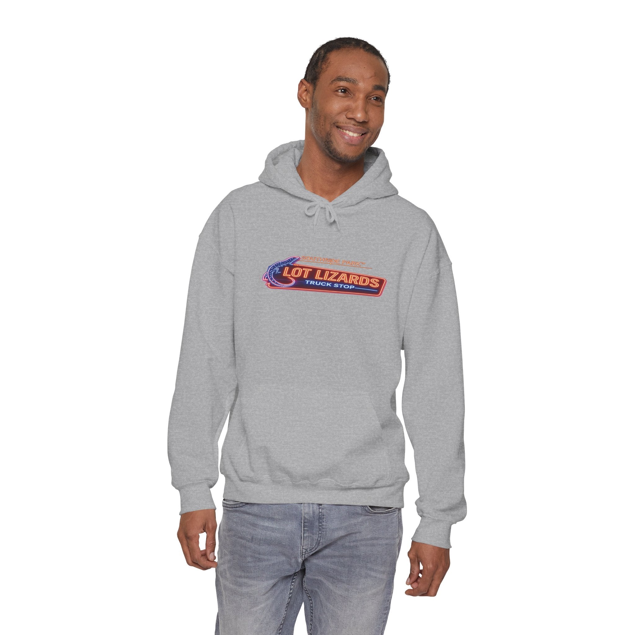 Lot Lizards Racing Team Hoodie — Retro Racing Logo Pullover