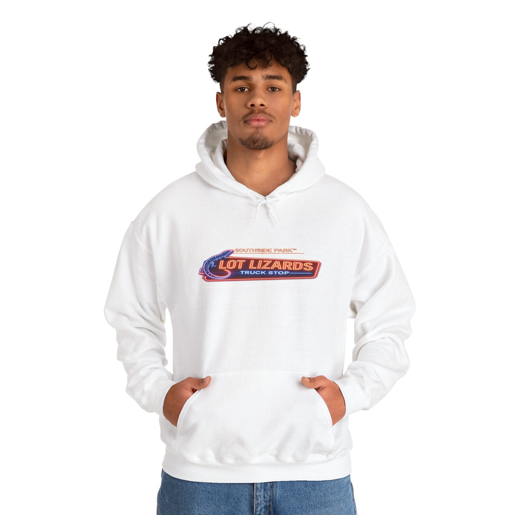 Lot Lizards Racing Team Hoodie — Retro Racing Logo Pullover
