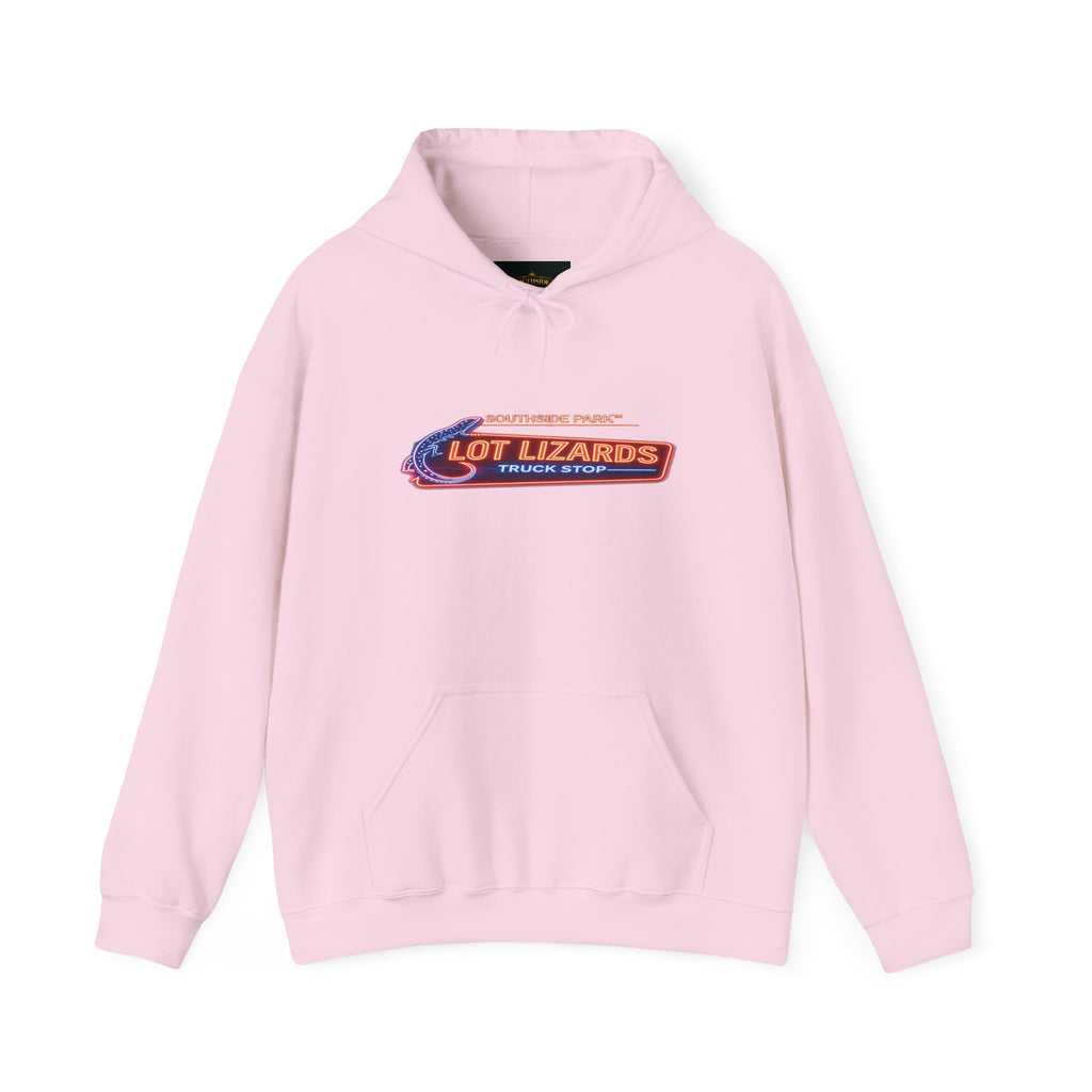 Lot Lizards Racing Team Hoodie — Retro Racing Logo Pullover