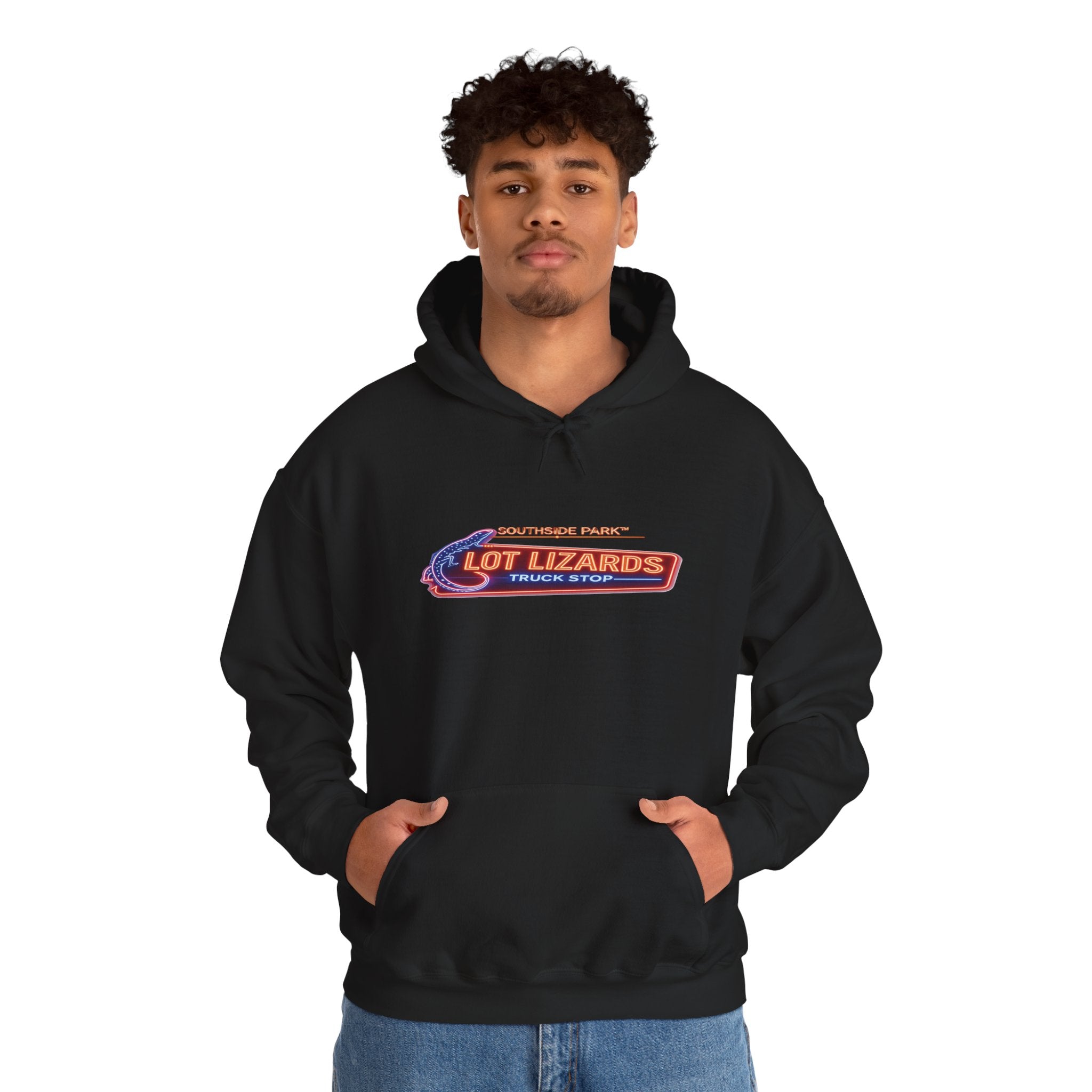 Lot Lizards Racing Team Hoodie — Retro Racing Logo Pullover